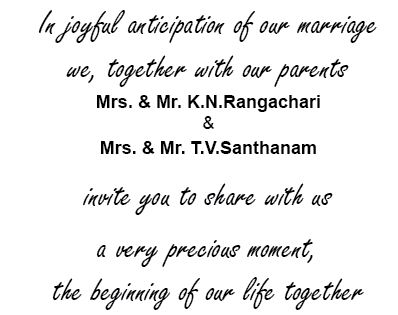 indian wedding invitation cards wordings